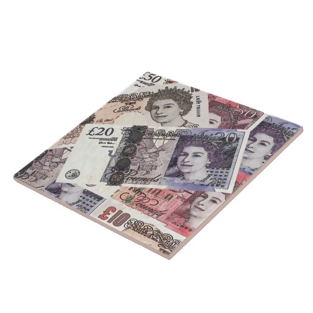 Cartoon Cash Ceramic Tile (Side)