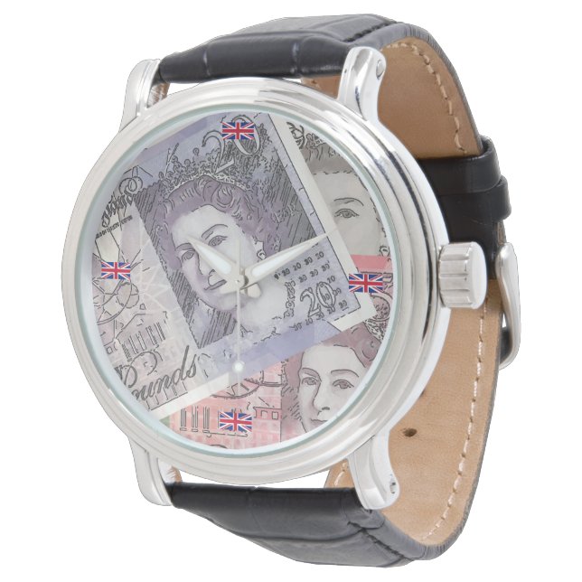 Cartoon Cash, clock this! Watch (Angled)