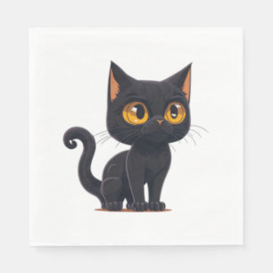 Cartoon cat 2 napkin