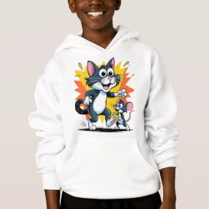 Cartoon Cat and Mouse Chase