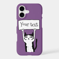 Cartoon Cat Case-Mate iPhone Case