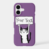 Cartoon Cat Case-Mate iPhone Case