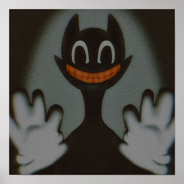 Cartoon Cat Poster (Front)