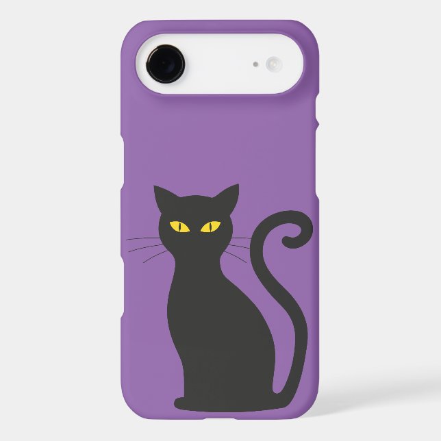 Cartoon Cat With Yellow Eyes Case-Mate iPhone Case (Back)