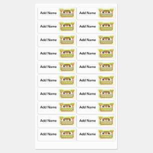 Cartoon Cats and Dogs Labels