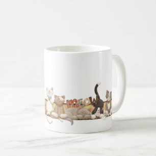 Cartoon Cats Coffee Mug