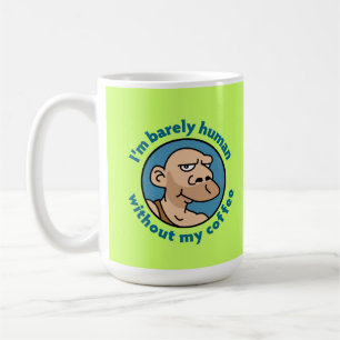 Cartoon Caveman Coffee Mug
