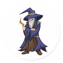 Cartoon Character - Wizard