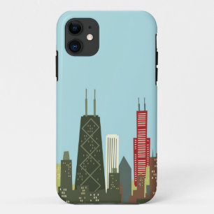 Cartoon Chicago iPhone 11 Case