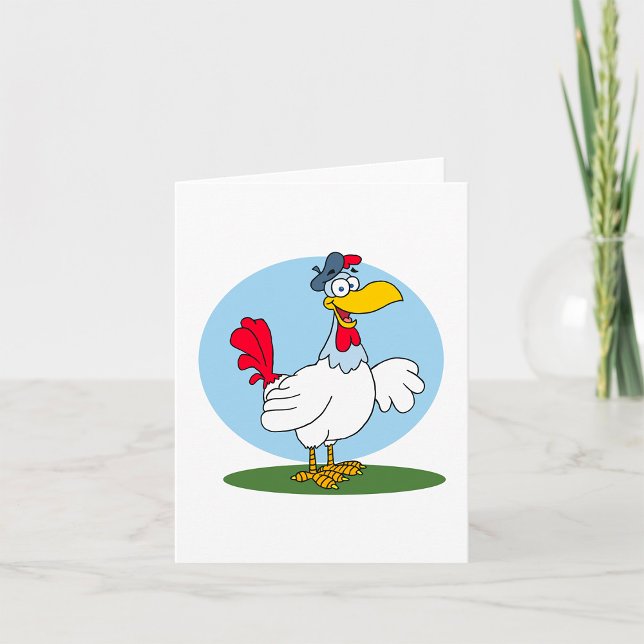Cartoon Chicken Card (Creator Uploaded)