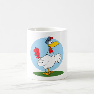 Cartoon Chicken Coffee Mug