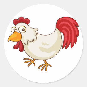 Cartoon Chicken Stickers