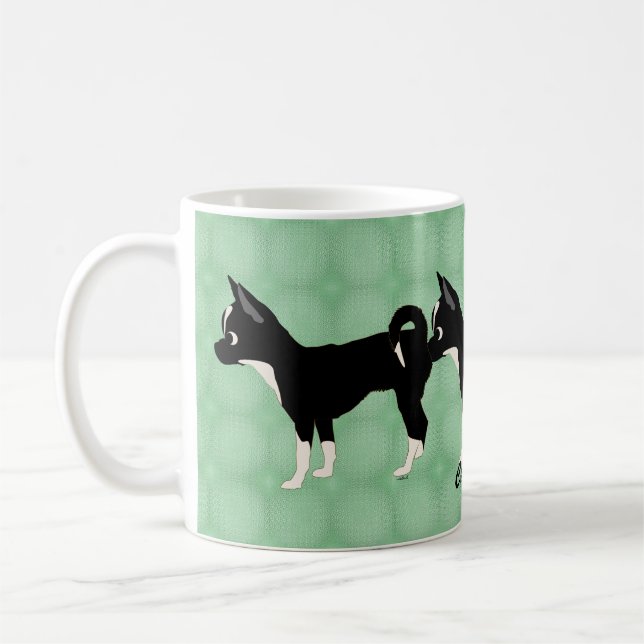 Cartoon Chihuahua v2 Coffee Mug (Left)