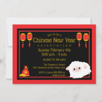 Cartoon Chinese New Year of Sheep