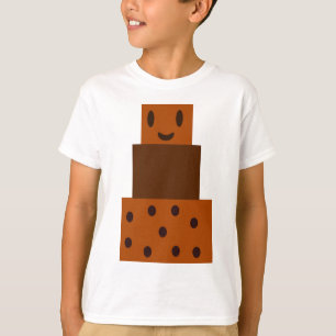 Cartoon Chocolate Cake T-Shirt