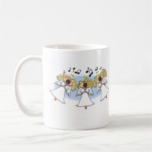 Cartoon Choir of Angels Coffee Mug