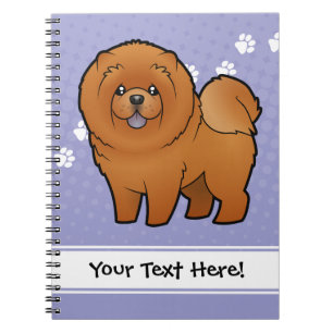 Cartoon Chow Chow Notebook