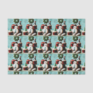 Cartoon Christmas Cookies Tissue Paper