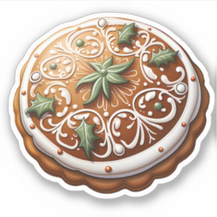 Cartoon Christmas Desserts Icing On The Cookie 