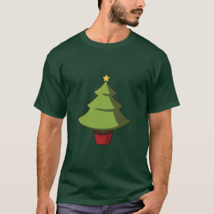 Cartoon Christmas Tree T-Shirt