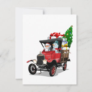 Cartoon Christmas truck