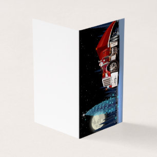 Cartoon Christmas truck