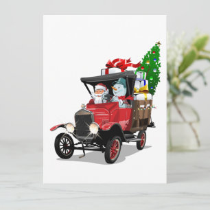 Cartoon Christmas truck