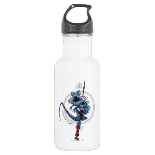 Cartoon Chupacabra & Elder Wand 532 Ml Water Bottle