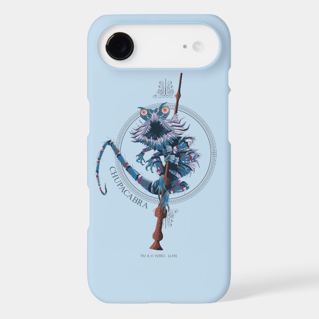 Cartoon Chupacabra & Elder Wand Case-Mate iPhone Case (Back)