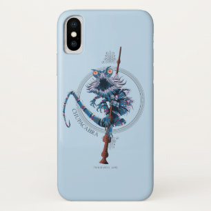 Cartoon Chupacabra & Elder Wand iPhone X Case