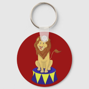 Cartoon Circus Lion Keychain