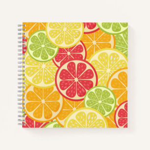 Cartoon Citrus Notebook