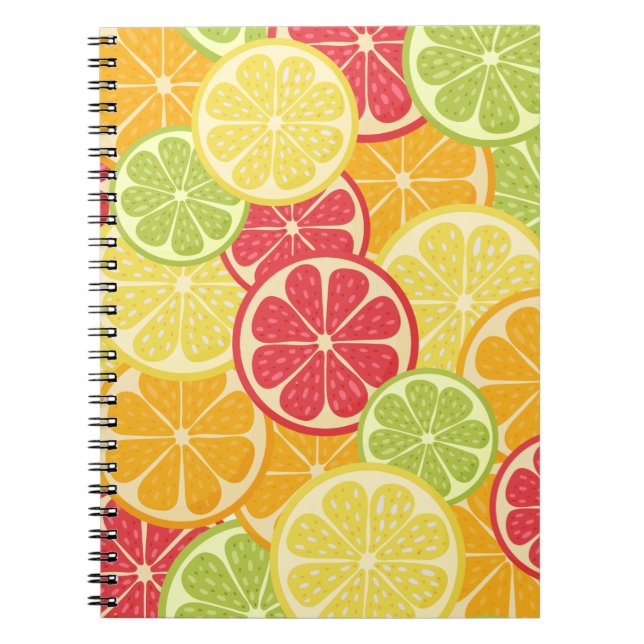 Cartoon Citrus Notebook (Front)