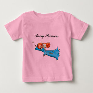 Cartoon Clip Art Flying Fairy Princess Magic Wand Baby T-Shirt