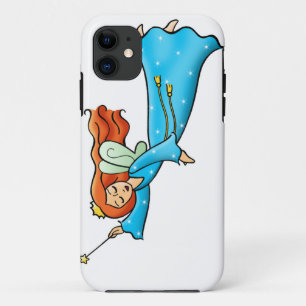 Cartoon Clip Art Flying Fairy Princess Magic Wand iPhone 11 Case