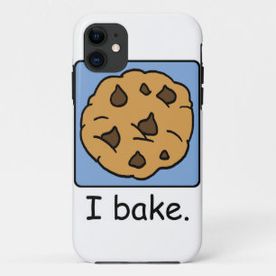 Cartoon Clip Art Yummy Chocolate Chip Cookie iPhone 11 Case
