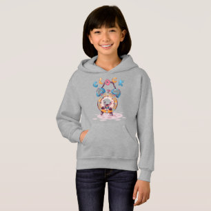 Cartoon Clock Kids Hoodie