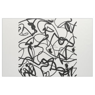 Cartoon cockroach friends fabric