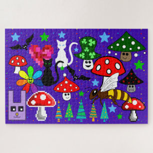 Cartoon Collage Jigsaw Puzzle