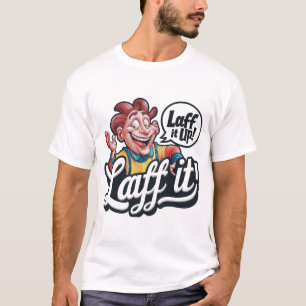 Cartoon Comedy Logo T-Shirt