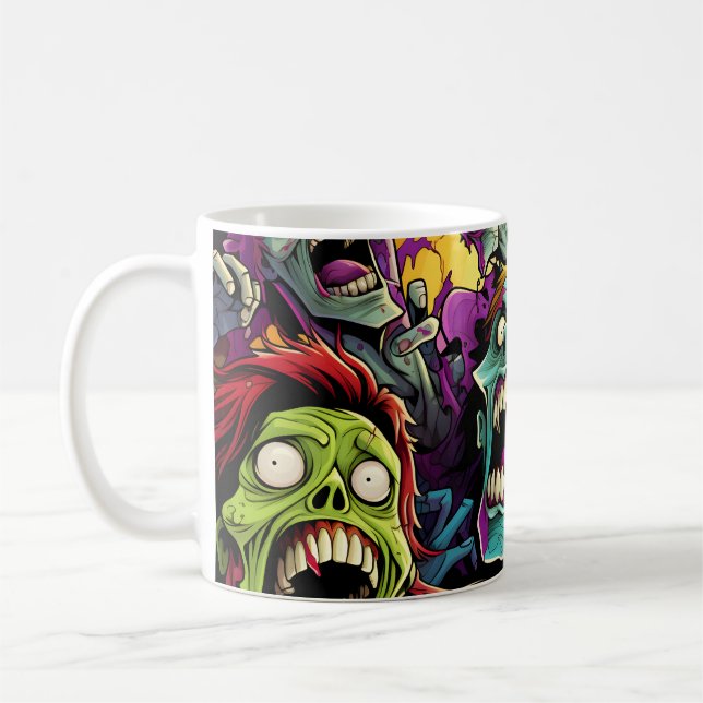 Cartoon Comic Zombies MUG (Left)