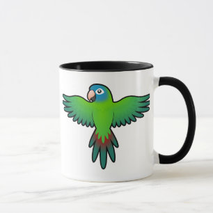 Cartoon Conure / Lorikeet / Parrot Mug