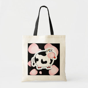Cartoon cow, bag