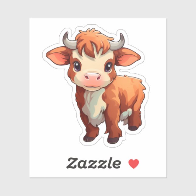 Cartoon cow illustration (Sheet)