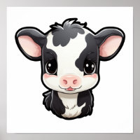 Cartoon cow illustration