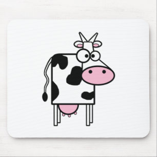 Cartoon Cow Mouse Pad