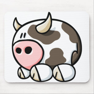 Cartoon Cow Mouse Pad