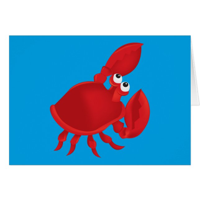 Cartoon crab (Front Horizontal)