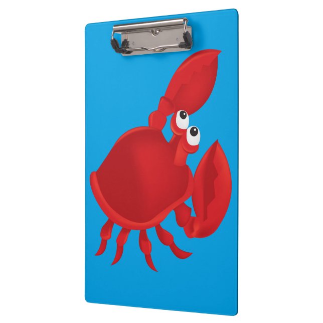 Cartoon crab clipboard (Left)