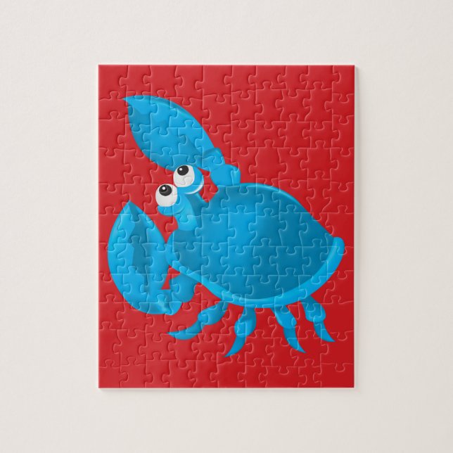 Cartoon crab jigsaw puzzle (Vertical)